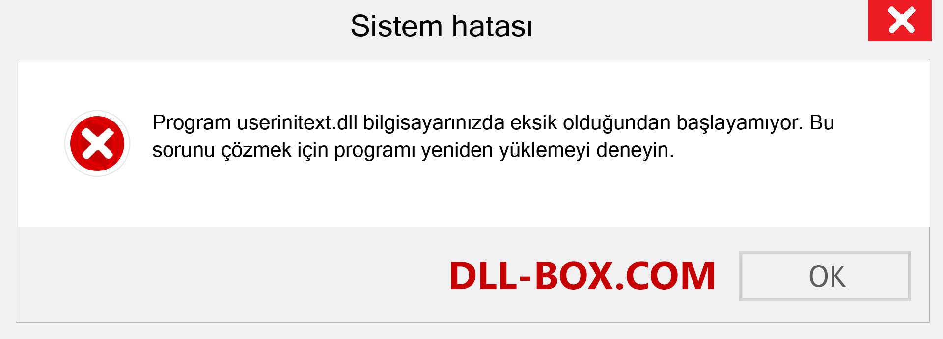 userinitext.dll dosyası eksik mi? Windows 7, 8, 10 için İndirin - Windows'ta userinitext dll Eksik Hatasını Düzeltin, fotoğraflar, resimler